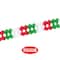 Beistle; Beistle 12ft. Red, White & Green Arcade Garlands, 2ct.; Category:Streamers & Garland; Image:5